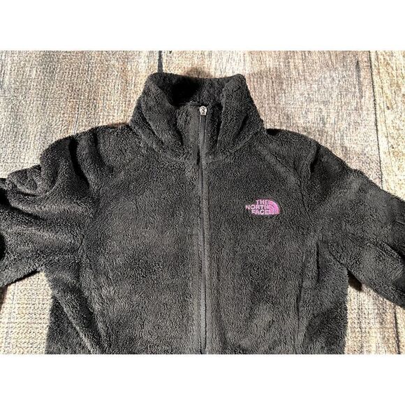 North Face Full Zip Osito Fleece Jacket Black Breast Cancer Awareness Women XS - Picture 2 of 10